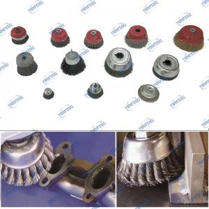 Tillverkare Custom Rust Removal Cup Wire Brush Twist Style för att ta bort rost och måla