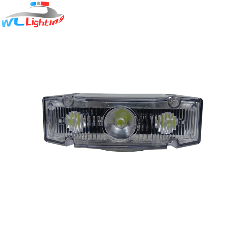 12 '' Amber Warning Mini Strobe Light Bar Nöd 12v 24v Super Slim Police Lightbar