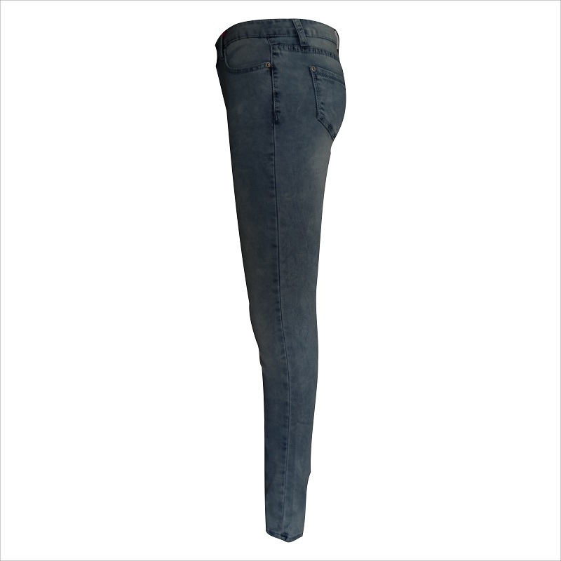 blekmedel tvätta kvinnor skinny jean WS1006