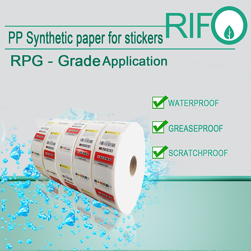 Högklassig konstmålning / kalligrafitryckning Obelagt PP-syntetiskt konstpapper