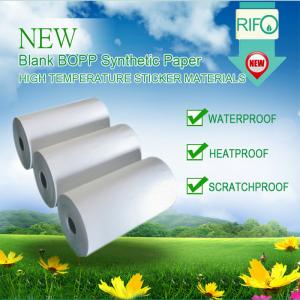 Klistermärken med hög temperatur, vinylhäftande etikett för däck