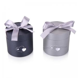 Skräddarsydd kartong lyxig rund chokladhattlåda