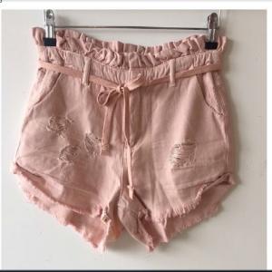 kvinnors rosa jeansshortsWS101129