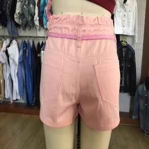 kvinnors rosa jeansshortsWS101129