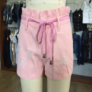 kvinnors rosa jeansshortsWS101129