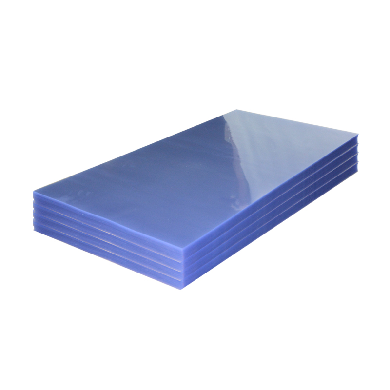 Värmeformbar flexibel glasplastplåt PVC styv film 0,5 mm tjock