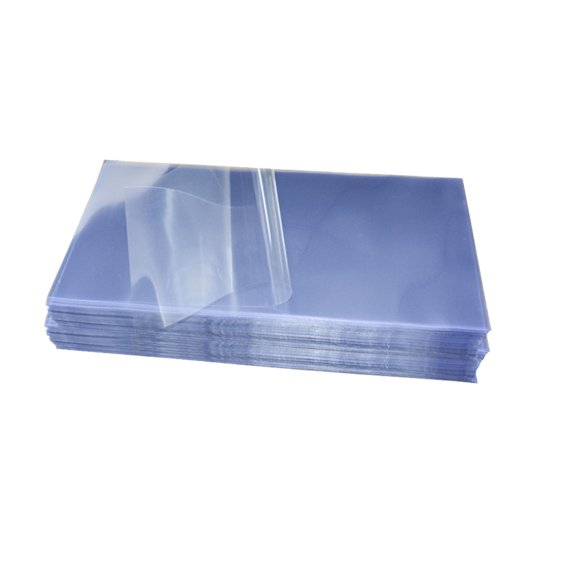 Värmeformbar flexibel glasplastplåt PVC styv film 0,5 mm tjock