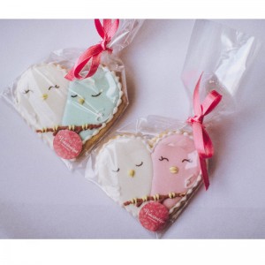 OPP CPP PE Självhäftande toppfrostad plastförseglingspåse för godiskaka