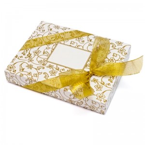 mat kvalitet papper presentförpackning choklad låda cookie box