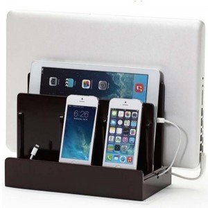 högblank laddningsstation för flera enheter
