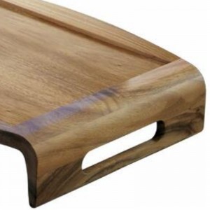 Acacia vändbar servering / sängbricka