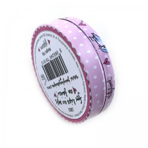 Kosmetisk förpackning, rund skosnegburk