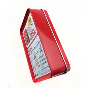 Skräddarsydd rektangulär förpackningsbox för ögonlappar, kosmetisk tennlåda