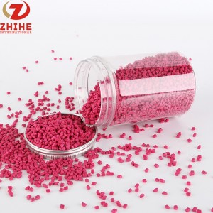 Rosa masterbatch för lldpe ldpe hdpe råmaterial