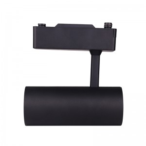 Aluminiumlegering flexibel spårbelysning COB led spotlight spårlampa med förarlåda