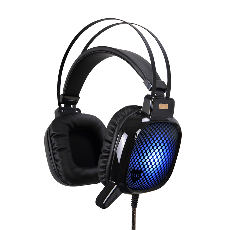 OEM högkvalitativt spelheadset med LED-ljus för PC, laptop, PS3, PS4, XBOX ONE