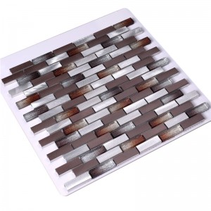 Moderna tegelplattor för effekt för 3d-effekt för sovrumsvägg