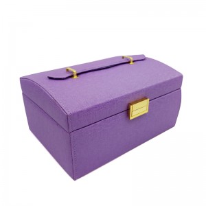 Partihandel anpassad logotyp stämpling tryckt kartong papper klocka gåva smyckeskrin