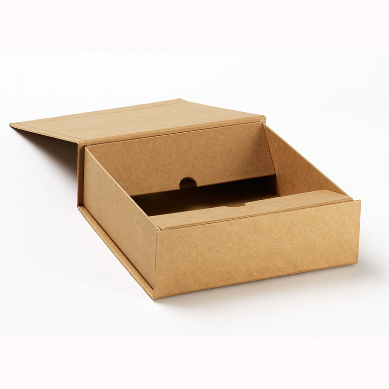 Anpassad återvunnen funktion med kraftförpackning, hopfällbar fällbar pappers presentförpackning för mat