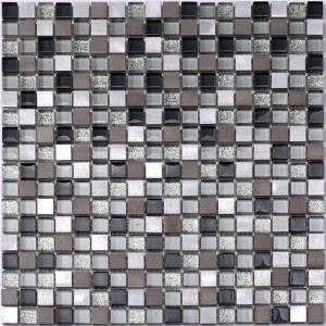 Glitter härdat glas Mosaik kök Backsplash