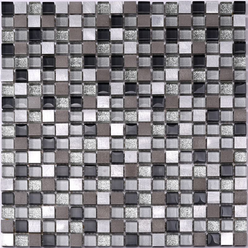 Glitter härdat glas Mosaik kök Backsplash