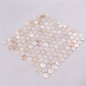BK18 Kina som tillverkar naturliga lila Mother of Pearl Seashell Backsplash Mosaic Tiles