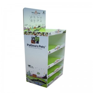 Korrugerad Pop POS Display Stativ Tvålskärmstativ