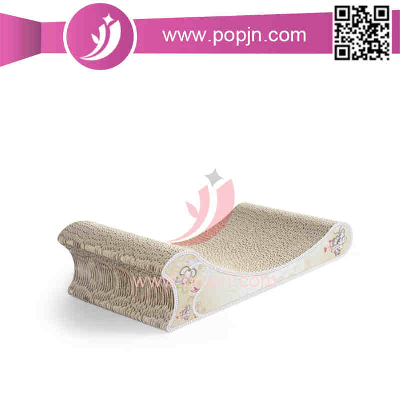 Wave Curved Catnip Cat Scratcher, skrapstolpe för katt