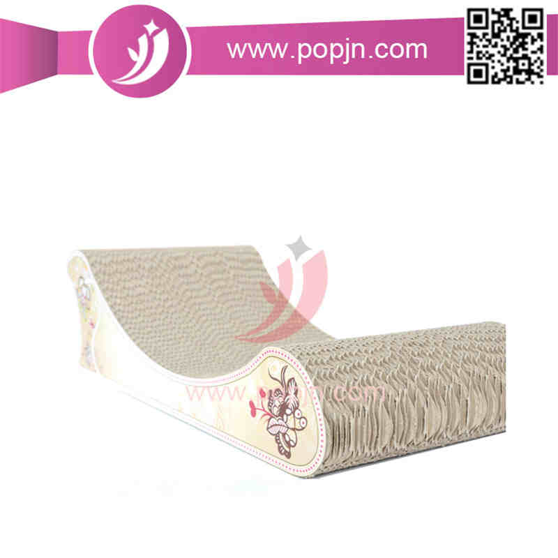 Wave Curved Catnip Cat Scratcher, skrapstolpe för katt