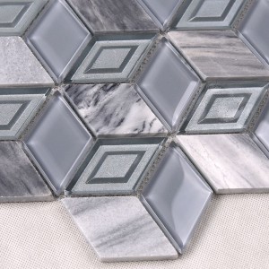 Hot Sale Hexagon 3D diamantformade mosaikplattor Filippinerna och Egypten