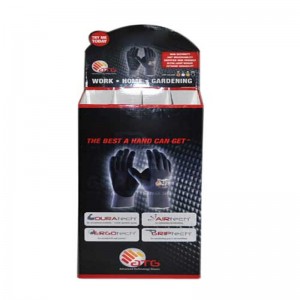 2018 bärbar POS-kartonggolvstativ, reklamprodukt Pop-kartongstativ