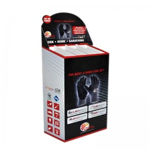 2018 bärbar POS-kartonggolvstativ, reklamprodukt Pop-kartongstativ