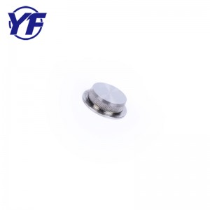 Rostfritt stål rundad gängavstånd Rund metallavstånd med bästa kvalitet