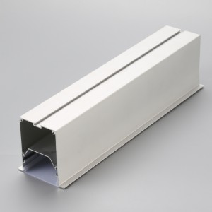 6063 aluminium LED-remsa aluminiumprofil med monteringsklemma för ändlock