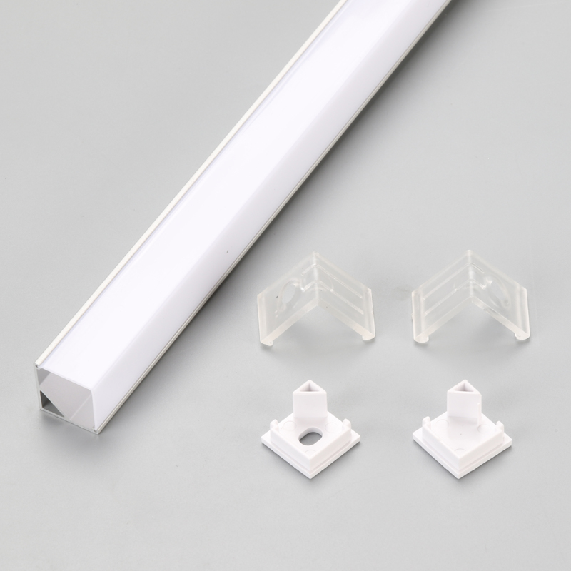 6063 anodiserad aluminiumlegering Alu LED aluminiumprofil för LED-remslampa LED-ljus aluminium LED-profil