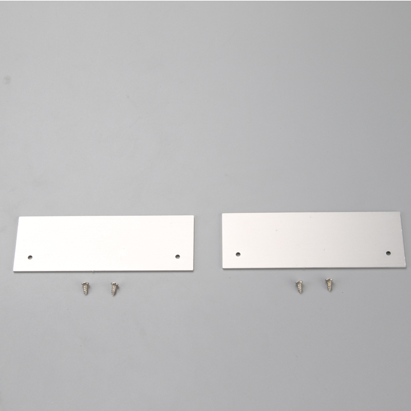 LED-aluminiumprofil med PC-diffusor platt form för LED-remsa