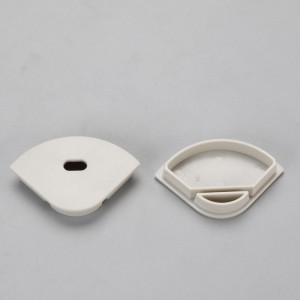 3030-profil LED-aluminium-extruderings-LED-rör, hörnsaluminium LED-strängsprutningsljus med diffusor-täckprofil