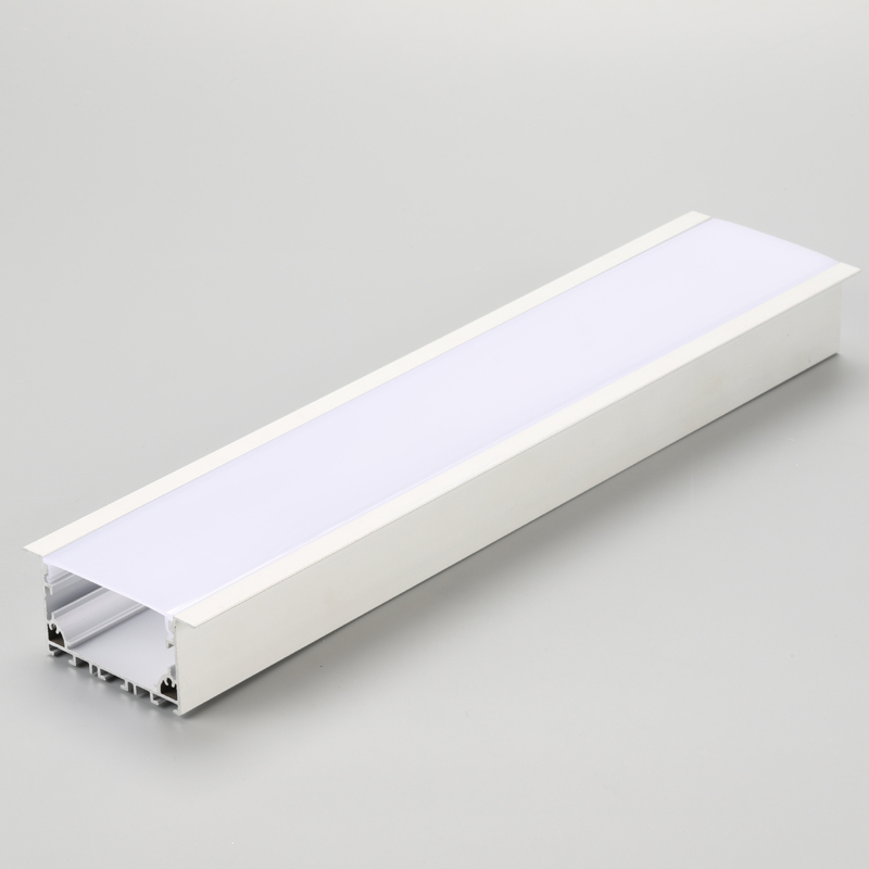Infälld belysning med låg profil för 12V LED-ljuslist LED-ljuskanal 55 * 32mm