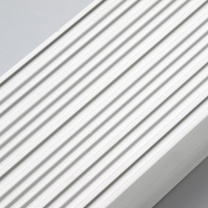 Stor kylfläns 6060 T5 linjär LED-profiler i aluminium för LED-remsa