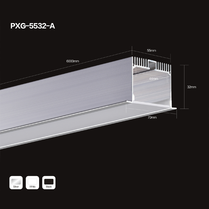 Extruderade aluminiumprofiler priser LED-aluminiumprofil