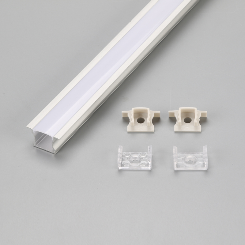 Linjär belysningsarmatur i H-form aluminiumprofil LED-remsbelysning med diffusorkåpa