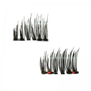 Falska ögonfransar med dubbla magneter