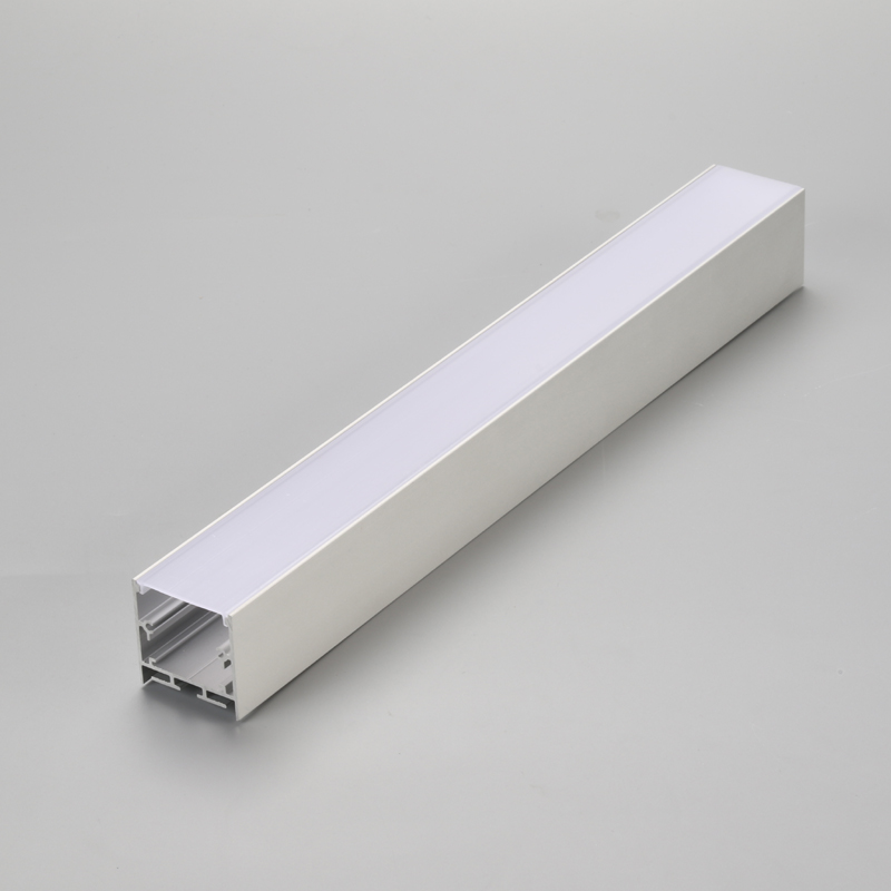 Silverprofil i aluminium för LED-remsbelysning