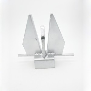 Danforth Anchor med varm dopp galvaniserat stål