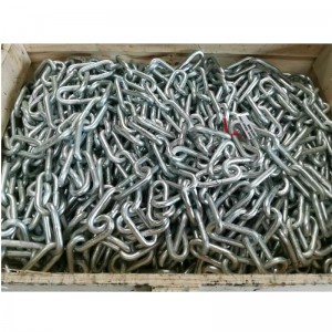 Galvaniserad Long Link Alloy Steel Fish Farming Chain