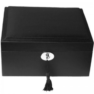 Svart konstläderbetalväska