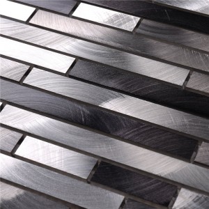 Gradvis svart modernt kakel för Backsplash HLC63