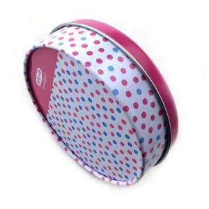 Skräddarsydd högkvalitativ rund presentförpackning för godisförpackning