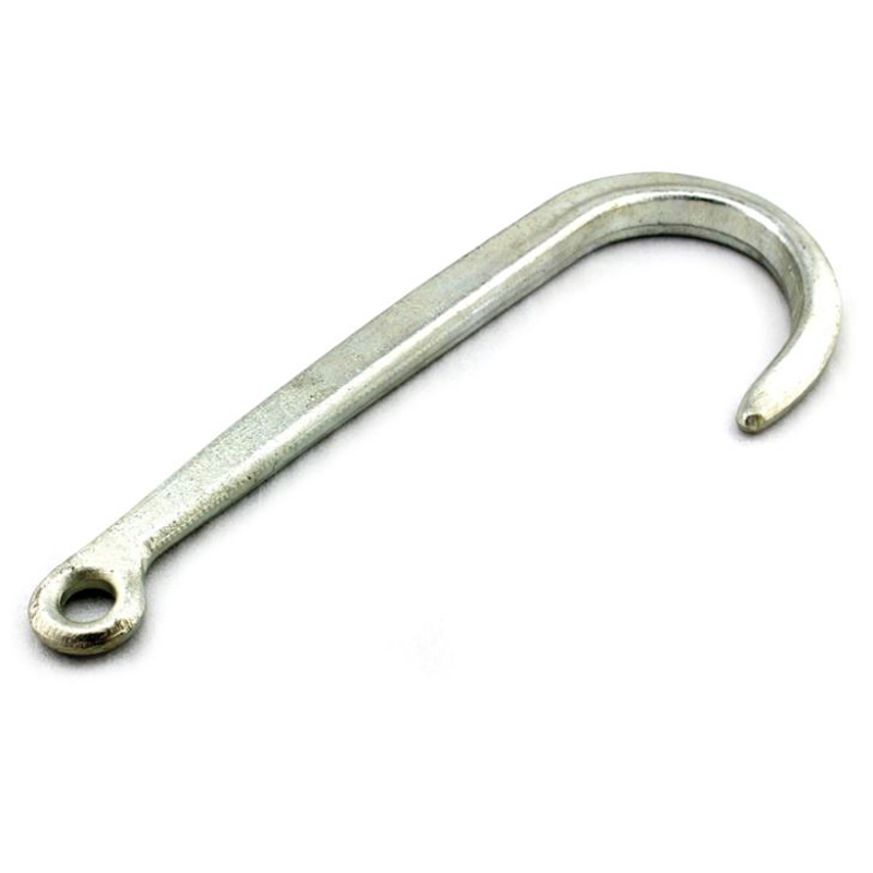 Forged Tow J Hook 3900 LBS WLL Clear Zink