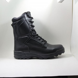 Herrläder Arméns militära stövlar med äkta läder